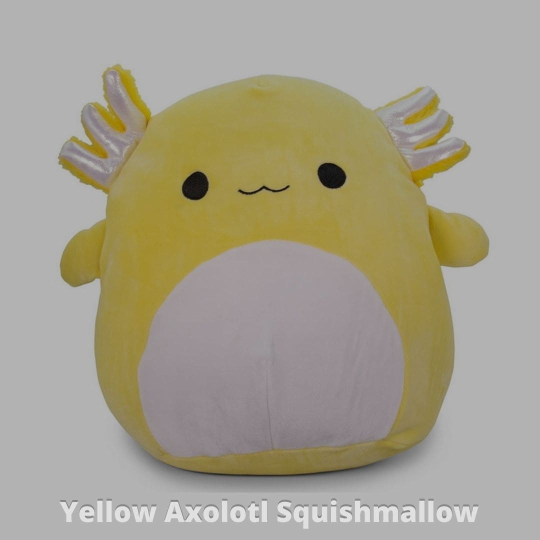 Yellow Axolotl Squishmallow