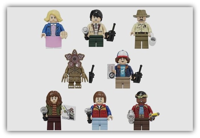 8-Piece Stranger Things Action Figures Playset