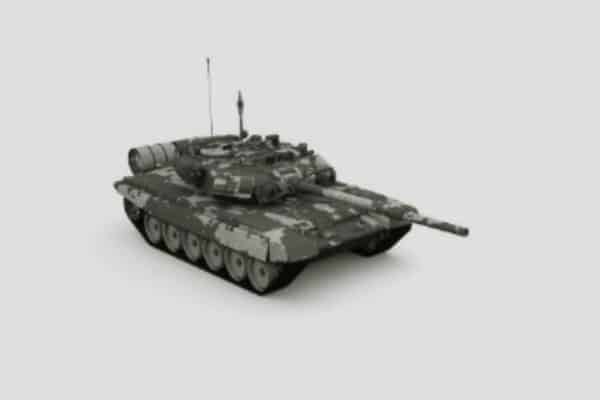 BMC Sherman Tank Plastic Toy