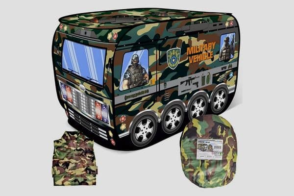 Camouflage Military Army Truck Play Tent